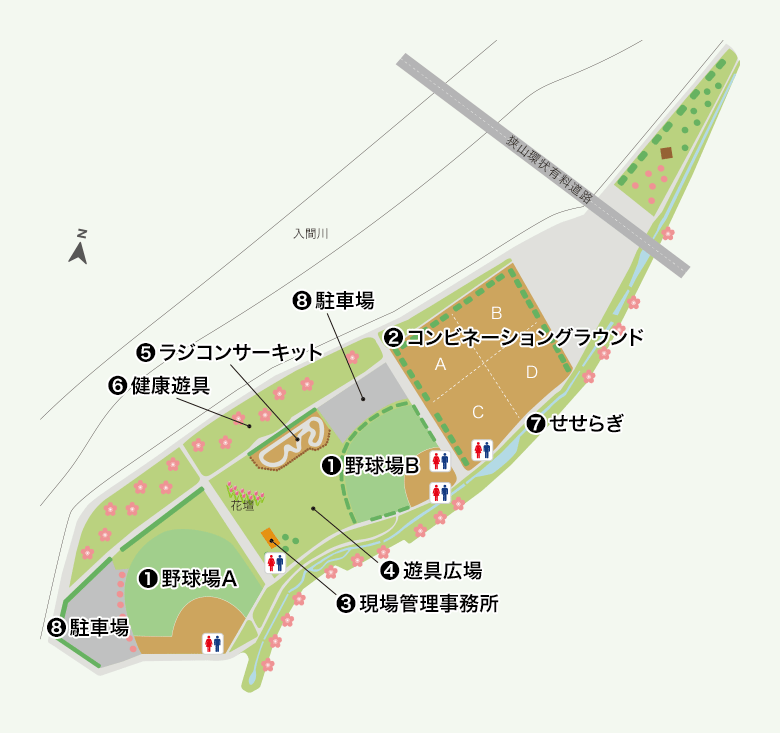 公園の概要マップ