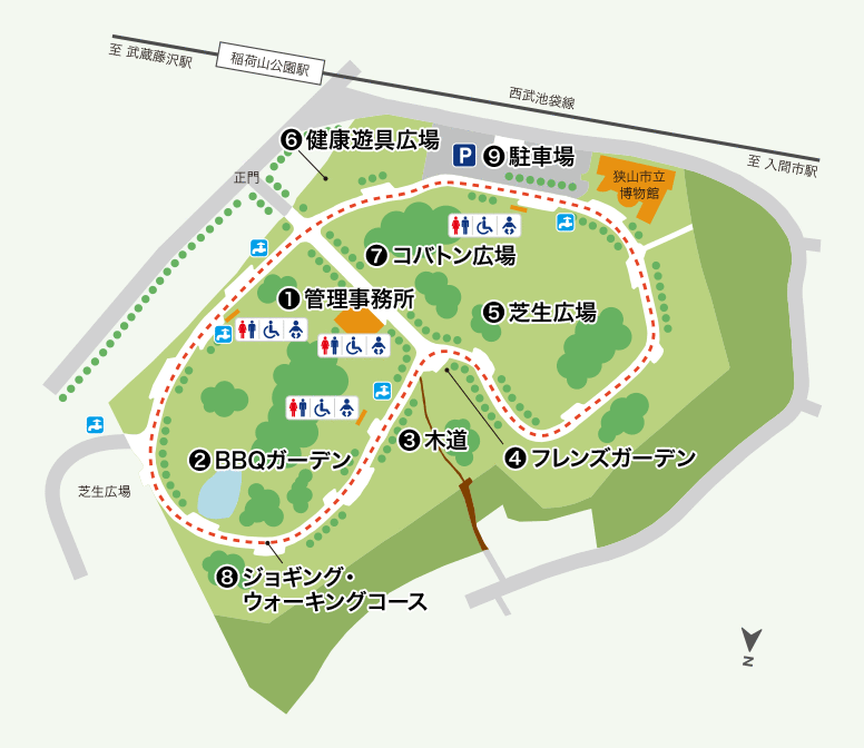 公園の概要マップ