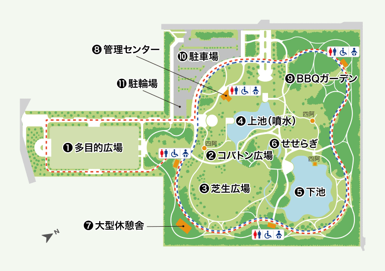 公園の概要マップ