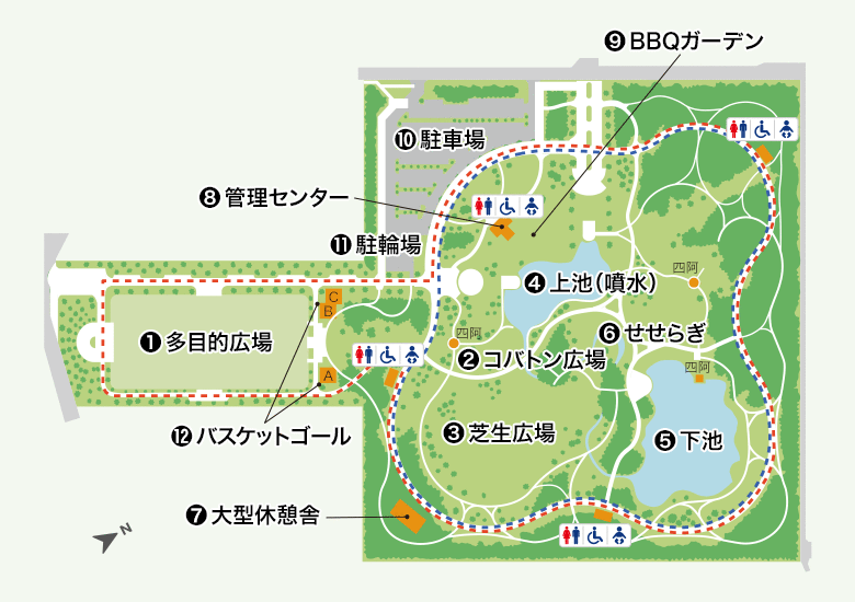 公園の概要マップ