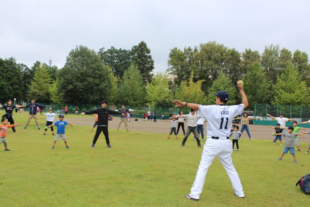 主催イベント：【予約受付中】10月13日（祝日）開催  埼玉西武ライオンズ おやこキャッチボール教室の画像