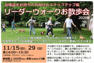 主催イベント:リーダーウォークお散歩会の画像