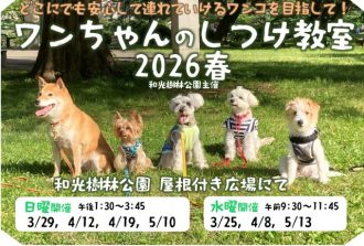 主催イベント：ワンちゃんのしつけ教室　2026年春の画像